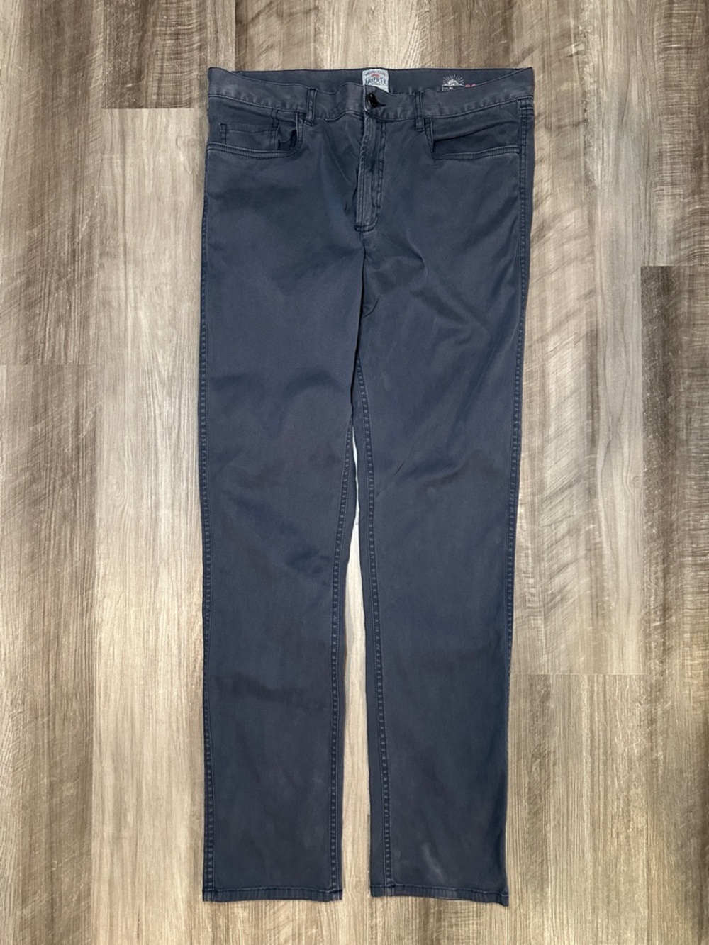 Faherty Comfort Twill 5 Pocket 2.0 Navy Jean Chinos Pants - 33